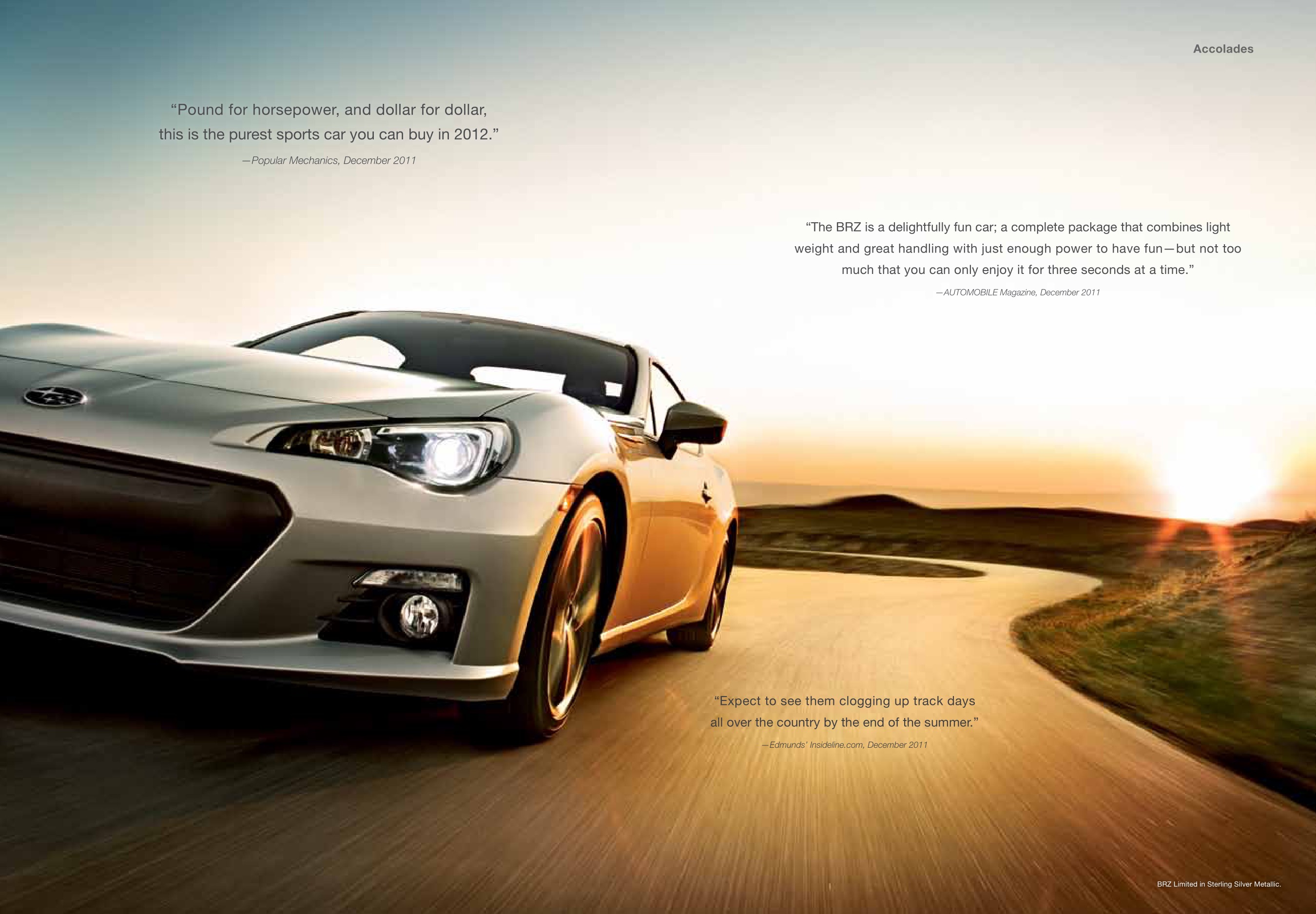 2013 Subaru BRZ Brochure Page 10